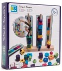 BS Toys Drewniana Układanka Wieża Klocki