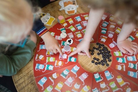 BS Toys Gra obserwacyjna Kot w kapeluszu Rodzinna