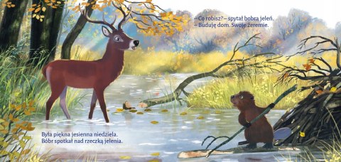 Bóbr i Jeleń Bajki Bajka Książeczka