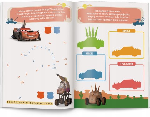 Disney Uczy Cars Zadania do zmazywania Auta w trasie Ameet