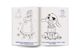 Disney Życzenie Kolorowanka z naklejkami 3+ Ameet Malowanka