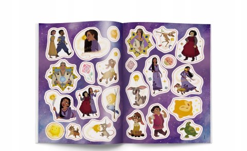 Disney Życzenie Kolorowanka z naklejkami 3+ Ameet Malowanka