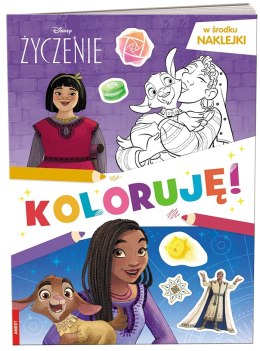 Disney Życzenie Koloruję! Ameet Naklejki Malowanka Kolorowanka