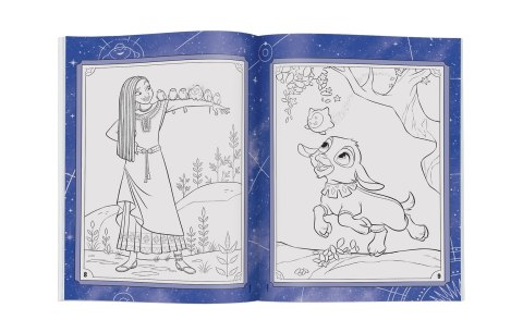 Disney Życzenie Koloruję! Ameet Naklejki Malowanka Kolorowanka