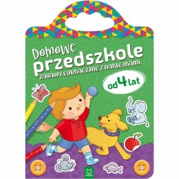 Domowe przedszkole od 4 lat Zabawy edukacyjne z naklejkami Aksjomat