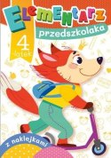 Elementarz Przedszkolaka 4-latek z Naklejkami 4+