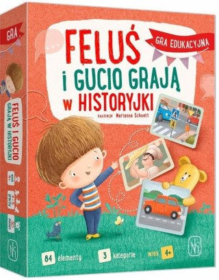 Feluś i Gucio grają w historyjki Nasza Księgarnia Gra Edukacyjna