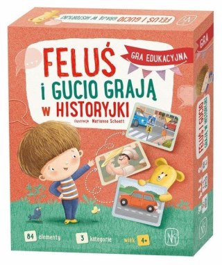 Feluś i Gucio grają w historyjki Nasza Księgarnia Gra Edukacyjna