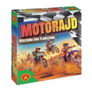 Gra Rodzinna Planszowa Motorajd Alexander Motocrossowy Wyścig