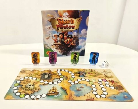Gra Rodzinna Planszowa Skarb Piratów Alexander Piraci