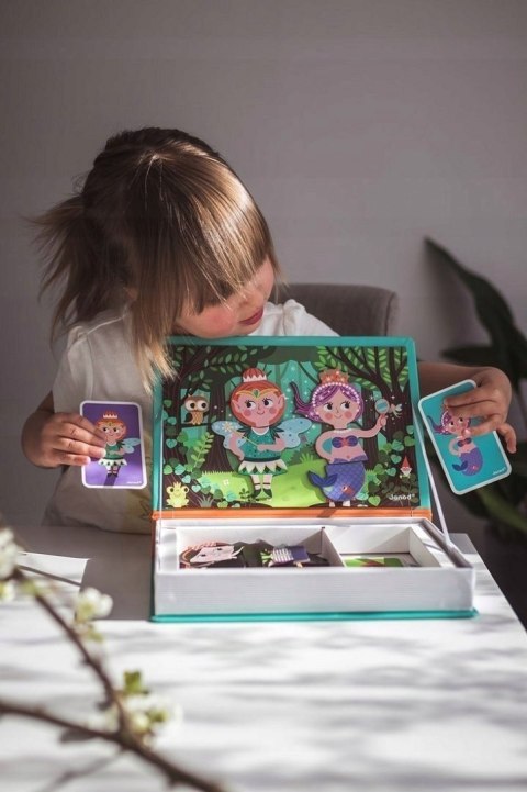 Janod Magnetyczna Układanka Świat Baśni Puzzle