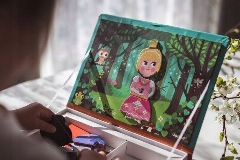 Janod Magnetyczna Układanka Świat Baśni Puzzle