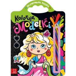 Koloruję Modelki. Zaczarowana Kredka 4-6 lat Aksjomat
