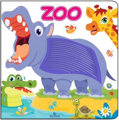 Książeczka Sensoryczna Zwierzątka w Zoo Dotykowa Safari