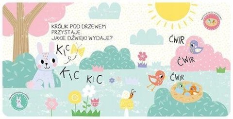 Książka Dźwiękowa Bzzz bzzz w Ogrodzie Usłysz mnie 12 Dźwięków