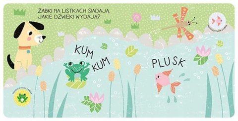 Książka Dźwiękowa Bzzz bzzz w Ogrodzie Usłysz mnie 12 Dźwięków