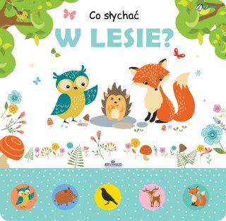 Książka Dźwiękowa Co słychać w Lesie? 6 Dźwięków