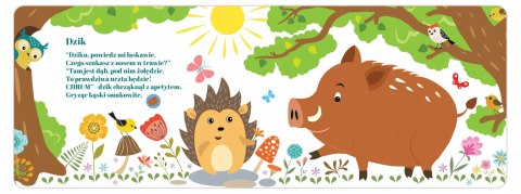 Książka Dźwiękowa Co słychać w Lesie? 6 Dźwięków