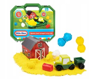 Little Tikes Zestaw Farma Walizka piasek kinetyczny 900 gram + akcesoria