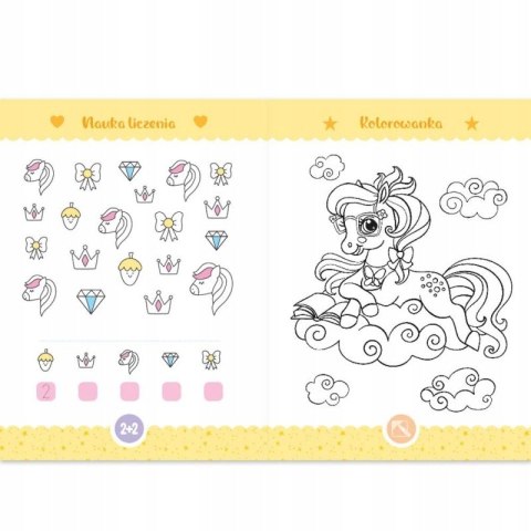 Magiczne Koniki. Aktywizujące Zabawy dla Dziewczynek 4+ Aksjomat