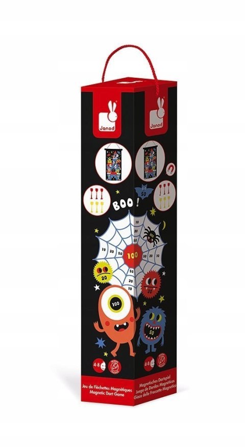 Magnetyczna Gra w rzutki Potwory Janod Magnetyczne