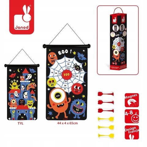 Magnetyczna Gra w rzutki Potwory Janod Magnetyczne