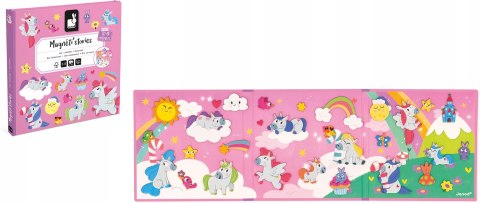 Magnetyczna Układanka Jednorożce Magneti'stories 3+ Janod Magnesy
