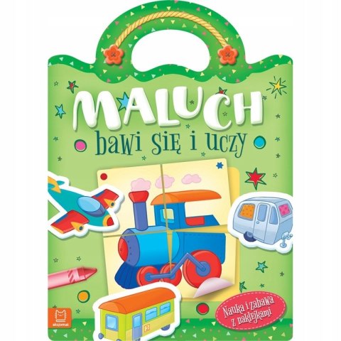 Maluch bawi się i uczy Nauka i zabawa z naklejkami Aksjomat