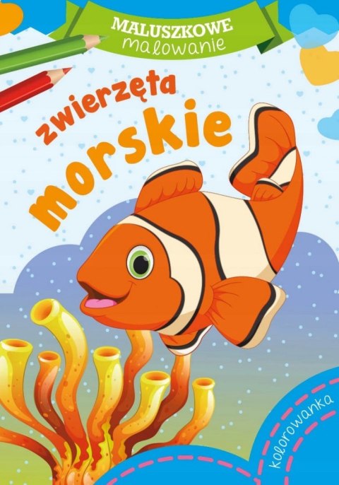 Maluszkowe malowanie Zwierzęta Morskie Malowanka