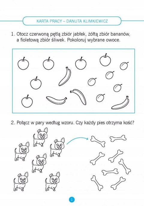 Matematyka klasa 1. Karty pracy do ćwiczeń