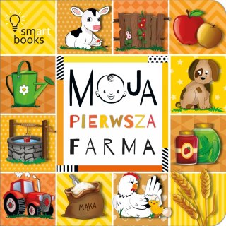 Moje Pierwsze Słowa Farma Książeczka Obrazkowa dla Maluszka 0+
