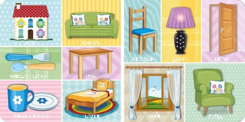 Pakiet Moje Pierwsze Słowa i Zwierzęta Książeczki Maluszka Uczę się Mówić