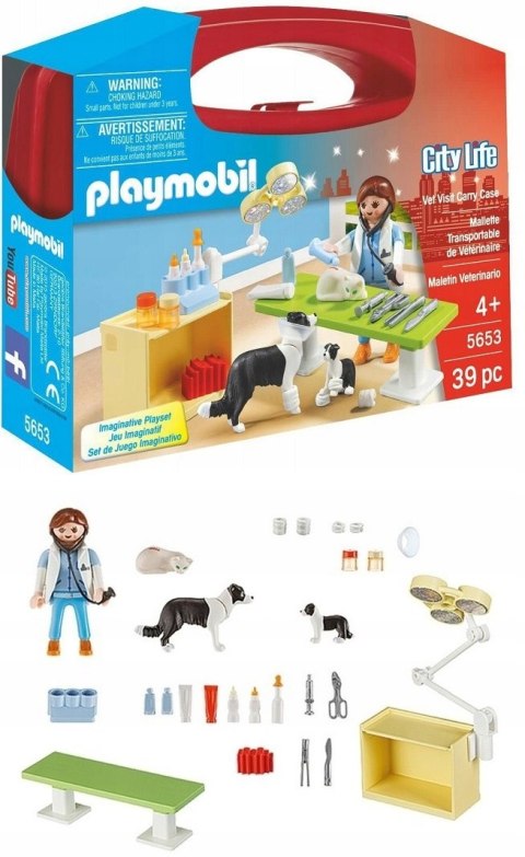 Playmobil City Life 5653 Skrzyneczka Weterynarz