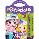 Przyjaciółki. Zaczarowana Kredka. Malowanka z Naklejkami 4+ Aksjomat