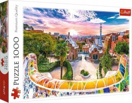 Puzzle 1000 Zachód słońca Barcelona 10711 Trefl