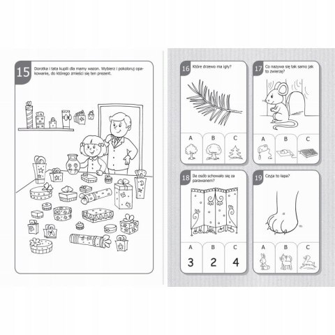 Quizy przedszkolaka Czerwone Aksjomat Zagadki Łamigłówki