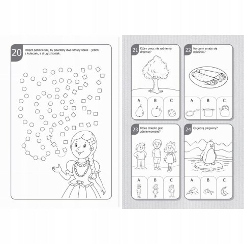 Quizy przedszkolaka Różowe Aksjomat Zagadki Łamigłówki