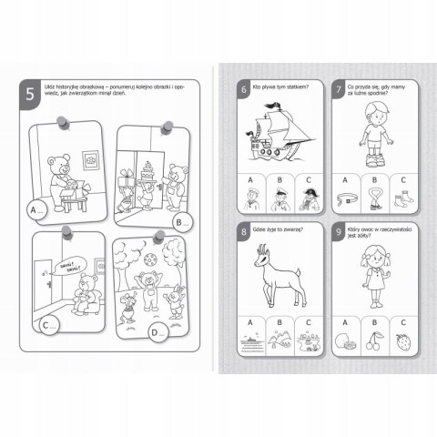 Quizy przedszkolaka Zielone Aksjomat Zagadki Łamigłówki