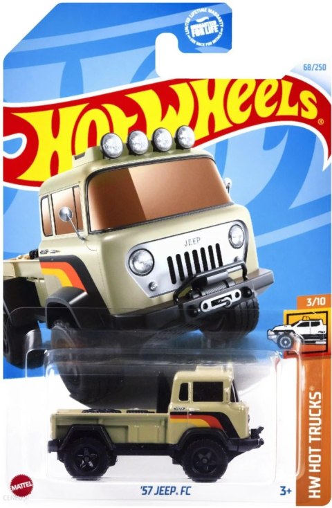Samochodzik Hot Wheels HTC30 '57 Jeep FC HW Hot Trucks