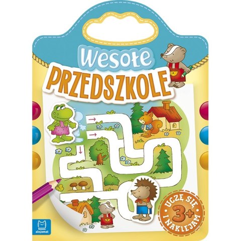 Wesołe przedszkole 3+ Uczę się i Naklejam Aksjomat