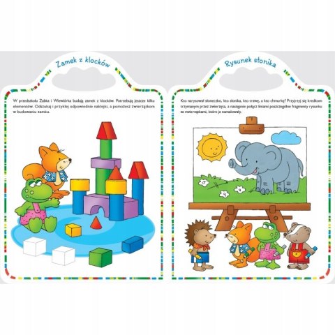 Wesołe przedszkole 3+ Uczę się i Naklejam Aksjomat