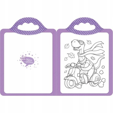 Wspaniałe Dinozaury. Malowanka z Naklejkami. Zaczarowana Kredka Aksjomat