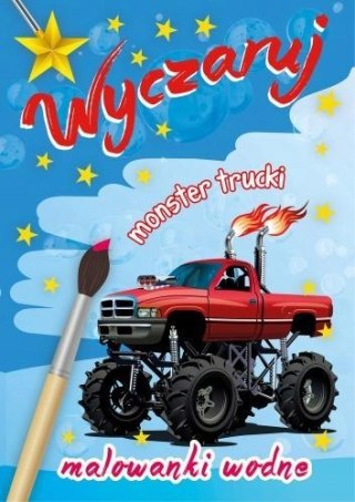Wyczaruj Monster Trucki Malowanka Wodna Wodą