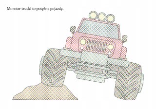 Wyczaruj Monster Trucki Malowanka Wodna Wodą