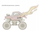 Wyczaruj Monster Trucki Malowanka Wodna Wodą