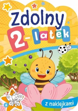 Zdolny 2-latek z naklejkami Ćwiczenia Zagadki 2+