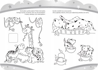 Zdolny 2-latek z naklejkami Ćwiczenia Zagadki 2+