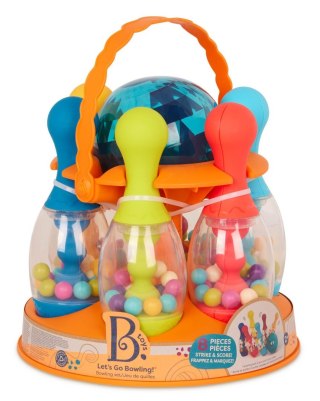 Let’s Glow Bowling – zestaw do gry w kręgle 6 elementów B.Toys