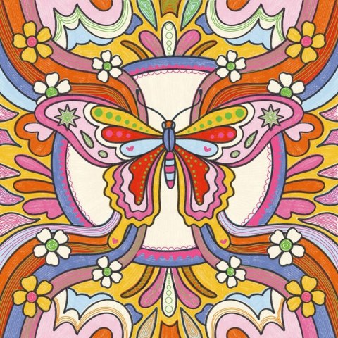 Zestaw kreatywny Kontury i brokatowe wzory Kraina snów 8+ Janod