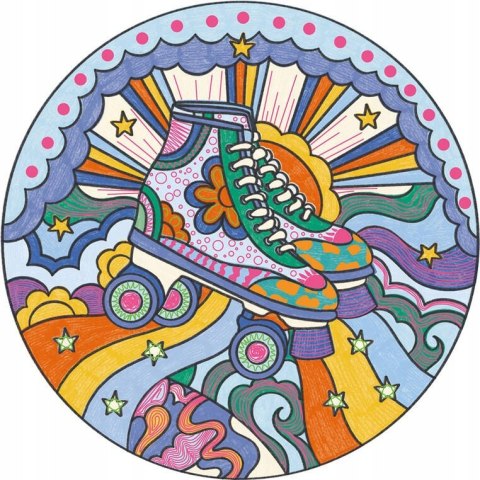 Zestaw kreatywny Kontury i brokatowe wzory Kraina snów 8+ Janod